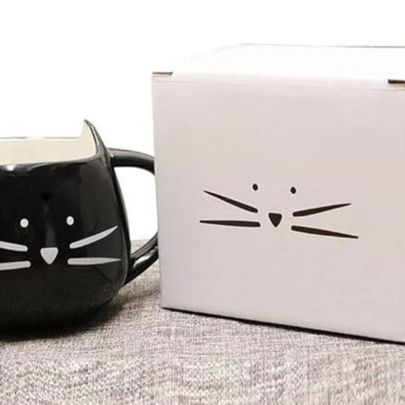 Cute Peekabo Kitty Cat 12oz Coffee Tea Mug NWT - Picture 4 of 4